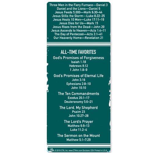 Famous Bible Passages Reference Card